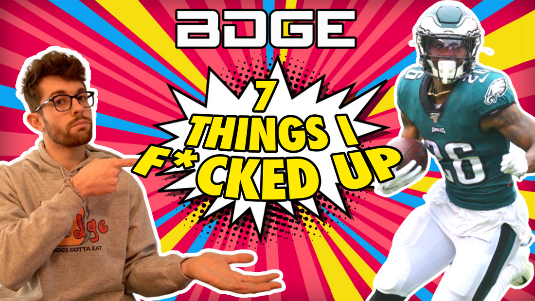 Top 7 Things I F*cked Up in 2020 Fantasy Football