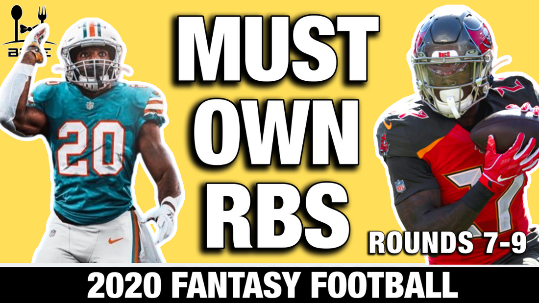 MUST Own Running Backs (Rounds 7-9) in 2020 Fantasy Football Draft