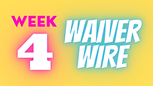 Week 4 Waiver Wire