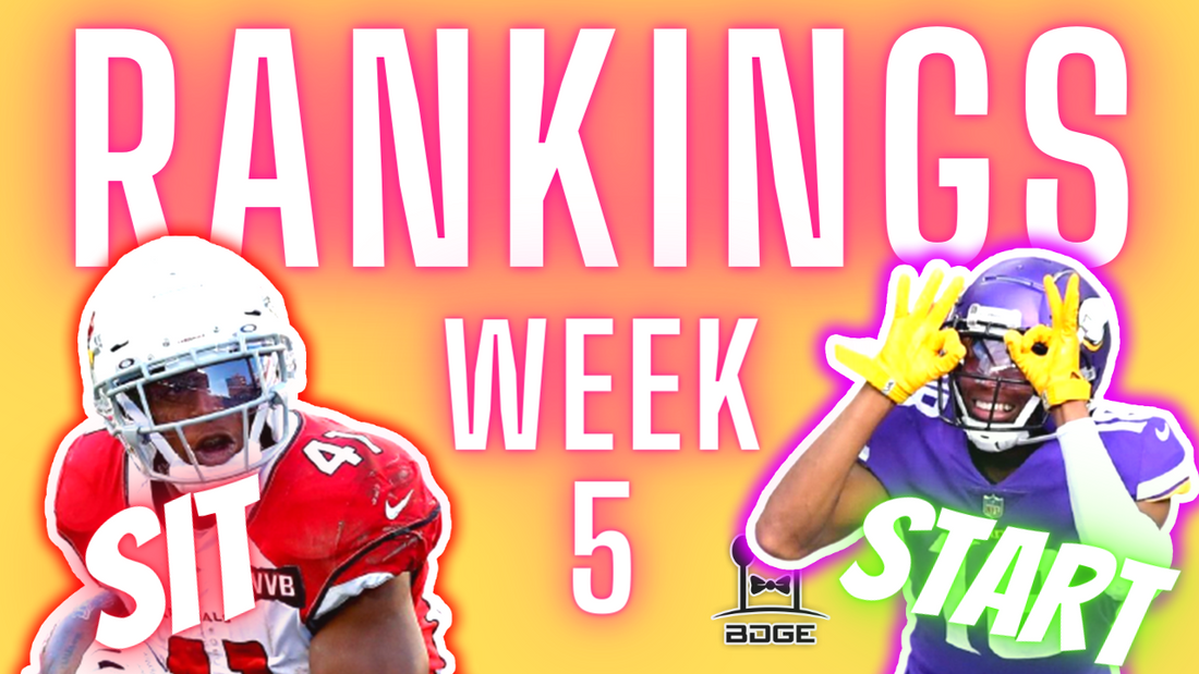 Week 5 Fantasy Football Rankings