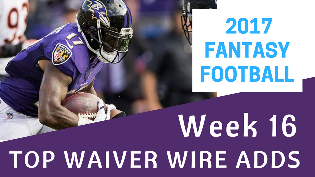 Fantasy Football Week 16 - Top Waiver Wire Adds