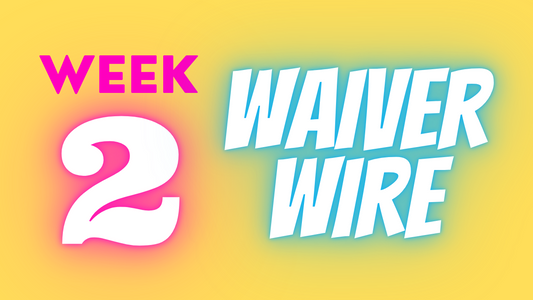 Top Week 2 Waiver Wire Adds
