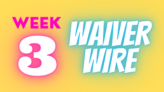 Top Week 3 Waiver Adds