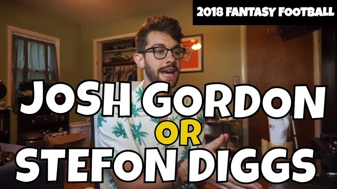 Stefon Diggs vs. Josh Gordon - In the Muck Monday | 2018 Fantasy Football