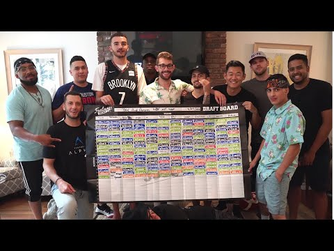 2019 Fantasy Football Live Draft - BDGE x NYC Weekend Vlog